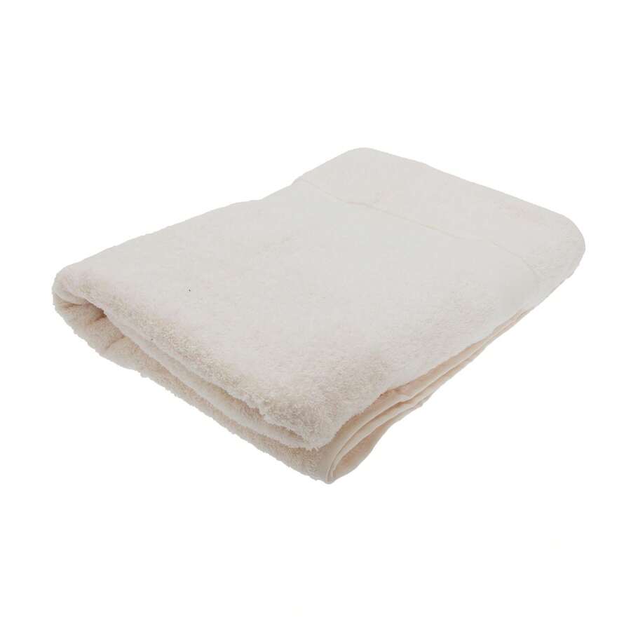 Jassz Premium Heavyweight Plain Big Towel / Bath Sheet (Ecru) - Coffee Brown - View 1
