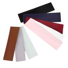 1 pieza Diadema elástica de fibra de poliéster (poliéster) dunicolordo casual para yoga, diadema deportiva y de fitness para mujer, diadema elástica antideslizante, diadema cálida, accesorios para el cabello de mujer, pañuelos de invierno