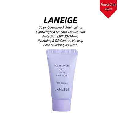 Laneige ​​Travel-Size Skin Veil Base No.40 Pore Violet SPF 23 PA++ 10ml/0.34oz