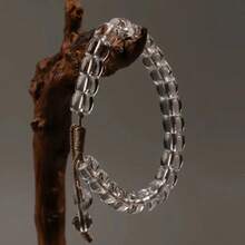 Klassisches reinigendes spirituelles weißes Kristallarmband, Energieheilungs-Kristallperlenarmband, geeignet für Männer und Frauen, für den täglichen Gebrauch geeignet, Valentinstag Geschenk