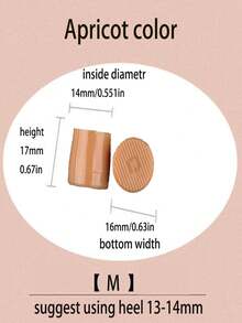 10pcs High Heel Protector Covers, Anti-Slip Noise Reduction Heel Caps