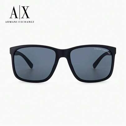 Armani 0AX4041SF815787 Sunglasses: Elegant Yet Casual Design, Showcasing The Brand's Signature Through A Variety Of Modern Silhouettes And Materials. Matte Dark Blue