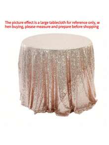 1 bucată față de masă cu sclipici auriu/argintiu, husă de masă metalică strălucitoare pentru petrecere de aniversare, Halloween, nuntă, decor pentru banchete la hotel, stil nordic