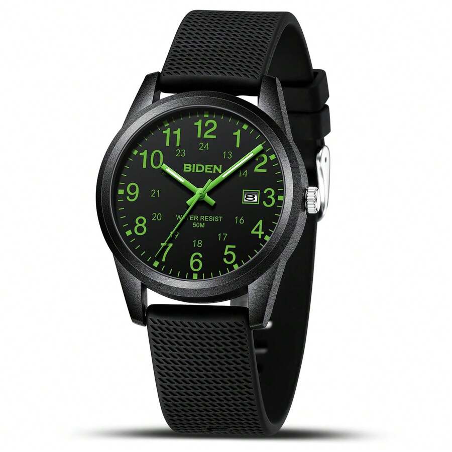 Reloj de mujer BIDEN, movimiento de cuarzo analógico, resistente al agua 30M, adecuado para enfermeras/médicos/profesionales médicos, manecilla de segundos luminosa, esfera fácil de leer, reloj de señora