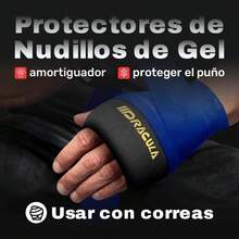 1 Par Protectores de Nudillos de Boxeo,Vendas de Boxeo de Gel, Liner de Gel de 8.5 mm para Ayudar a Prevenir El Dolor y Los Hematomas,Adecuado para Artes Marciales, Taekwondo, MMA, Muay Thai - rojo - Ver 10