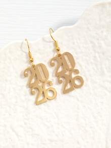 1 Pasang Anting Model Baru 2026, Cocok untuk Dipakai di Musim Gugur/Musim Dingin, Hadiah Tahun Baru yang Bagus untuk Teman - 2026 - View 2