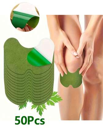 50 parches de calentamiento de moxa, cómodos y transpirables, adecuados para rodillas, cuello, hombros, cintura y manos. Suave y no irritante, ideal para el cuidado diario, esencial para el hogar, también un gran regalo para ancianos y padres, la opción perfecta para los abuelos.