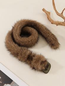 1pc Velvet Women's Decorative Waist Belt, Suitable For Jeans, Street Style, Commuting