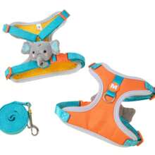 1set Cartoon Duckling Pet Harness And Leash Set, Suitable For Decorative Or Outdoor Use, Fits Cats And Small-Medium Dogs Traction Rope Duck Small Size Suitable For Small And Medium-Sized Pets