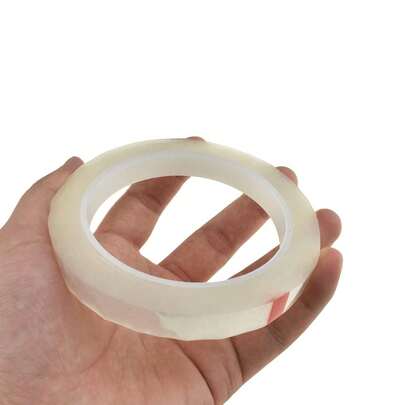 8 Rolls 1/2" Wide Waterproof Floral Tape For Fresh Flowers, Clear Floral Tape, White Floral Tape For Bouquet Stem Wrap, Waterproof Florist Tape For Flower Arrangements Supplies Craft Corsages Wedding