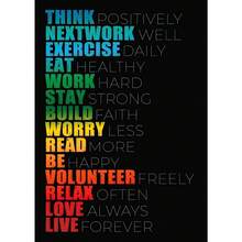 Motivational Quotes Success Canvas Poster Lion Mindset Is Everything Poster Wall Art Print Painting Office Living Room Decor - Multicolor - View 90