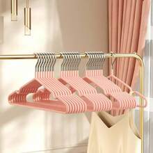 10 Stücke schwere, rutschfeste, metallbeschichtete Kleiderbügel - platzsparende Mehrzweck-Kleiderbügel, geeignet für Zuhause und Kleiderschrank-Organisation