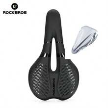 ROCKBROS 1pc Durable 26cm Silver Bicycle Seat Cover - 2-In-1 Waterproof & Heat Insulation, Compact Lightweight Portable For Daily Use