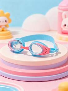 1 Piece Children's Anti-Fog HD Swimming Goggles, Waterproof Anti-Fog HD Professional Diving Goggles Swimming Equipment - Goggles, Suitable For Children Aged 3-16 Years Old For Swimming And Diving - Multicolor - View 6