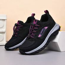 Men's Lightweight Mesh Sneakers, Black Autumn Shoes Women's Outdoor Casual Daily Shoes, Elastic Band Slip-On Flat Black Shoes Men's Training Shoes, Tennis Shoes, Road Running Shoes Unisex Couple Shoes