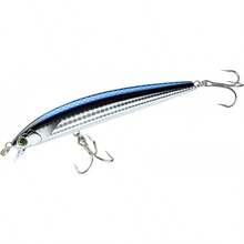 Crankbait flotante de buceo superficial Yo-Zuri Hydro Minnow LC - Mújol, 17,14 cm (6 3/4 pulgadas) - Ver 3
