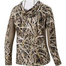 UPF 50+ Lightweight Camo Hoodie Quick Dry Performance Long Sleeve Fishing Shirt With Hood For Men - 乾蘆葦 - 查看 4