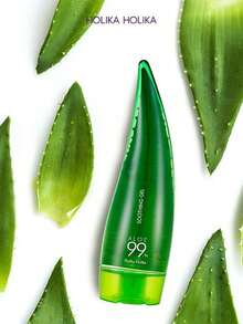 HOLIKA HOLIKA 99%芦荟舒缓凝胶，55毫升 - 不粘腻，99%芦荟晒后舒缓，镇静保湿 | 滋养轻盈 | 凝胶质地 | 不油腻 | 快速吸收，适用于面部、身体和头发 | 无防腐剂 | 无矿物油，韩国化妆品 - 舒緩凝膠 55ml - 查看 4