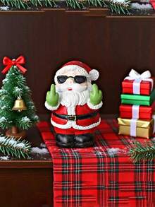 Christmas Snowman Figurines Small Funny Design Christmas Santa Claus Decor For Desktop,Christmas Decorations, Interesting Christmas Gifts,