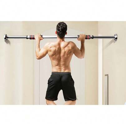 Multifunctional Indoor No - Drill Pull - Up Trainer, Serves As Home Gym Equipment, Upper Body Workout Tool, Suitable For Homes, Apartments, Offices, Ideal For Fitness Enthusiasts, Adults, Home Exercisers, Also Known As Pull - Up Bar, Indoor Fitness Gear, Upper Body Training DeviceIndoor Fitness Equipment Exercise Hole-Free Pull-Up Trainer