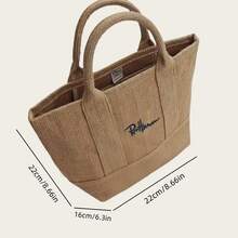 New Autumn/Winter Commuter Large Capacity Women's Handbag, Fashionable And Multifunctional Casual Portable Wrist Bag