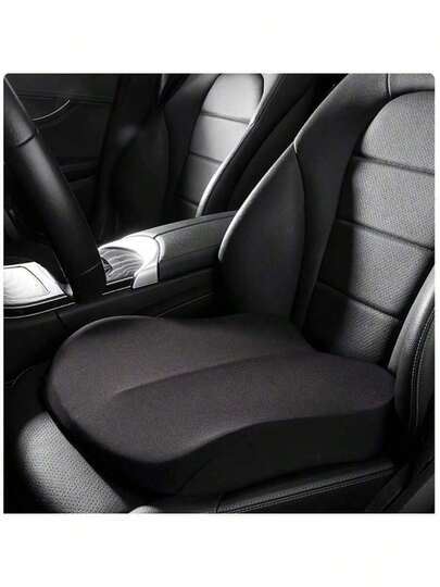 1/2 st bilsitsdyna i minnesskum - ergonomisk sittdyna för bilsäte, kontorsstol, laboratoriepall, rullstol, flygplan, skrivbordsstol, datorstol