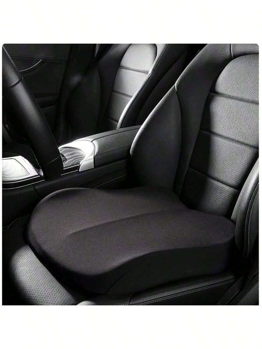 1件/2件记忆海绵汽车座垫 - 人体工学汽车座椅、办公椅、实验室凳、轮椅、飞机椅、办公椅、电脑椅座垫 - 黑色 - 查看 1