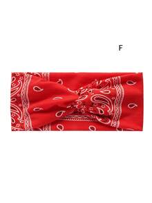 1 pieza Diadema deportiva de yoga estilo bohemio, diadema ancha elástica antideslizante para mujeres, bandas para el cabello que absorben el sudor para hacer ejercicio y correr, accesorios para el cabello de invierno para mujeres