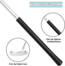 Putter de Interior y Exterior Con 2 Pelotas de Práctica - Juego de Palos de de Entrenamiento de 3 Secciones - 1 - Ver 5