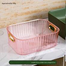 1 giỏ đựng đồ trang điểm bằng acrylic, hộp đựng son môi, mặt nạ, đồ chăm sóc da, đồ ăn nhẹ, mỹ phẩm, đồ dùng để bàn. - Nhiều màu - Xem 10