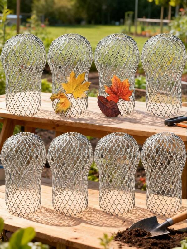 8 قطع حارس مصرف المياه، شبكة حارس مصرف المجاري قابلة للتمدد من الألومنيوم، حماية المجاري من انسداد الأوراق والفضلات