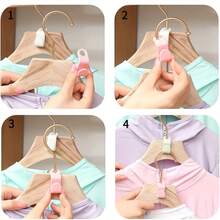 1 Stück/10 Stück/20 Stück platzsparende Kleiderhaken - Dicke stapelbare Kunststoffhaken zum Wandmontieren, verschiedene Farboptionen für Kleiderschrank, Badezimmer und Küchenlagerung, Kleiderbügel, modernes Design, polierte Oberfläche, einfache Aufbewahrung, stabile Konstruktion, praktische Haken, die jeder Berufstätige braucht