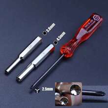 3 In 1 Set Security Screwdriver Bit Set Gaming Accessories 3.8mm / 4.5mm / Y Screwdriver Tool Open Cartridges For N64/SF-C/GB/NES/NG-C/SNES