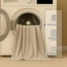 Bluelander Cobija Individual, Franela de Alta Calidad, Frazada Cómoda y Calientita Tejido Suave y Cálido, Manta de% Poliéster Ultrasuave, Calidad Premium (1, Perla,) - 1 - Ver 7