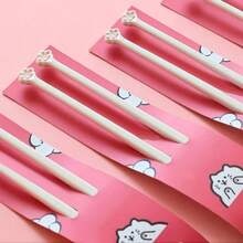 1Pair Cat Paw Chopsticks Cute Pink Paw, Reusable Non-Slip Chopsticks Cooking Tools, Lightweight Food Clip Gift For Cat Lovers