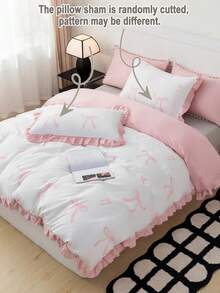 Bộ ga trải giường 3 món in hình bướm, có bèo nhún, bao gồm 1 vỏ chăn và 2 vỏ gối (không bao gồm chăn bông), thích hợp để trang trí phòng ngủ, sử dụng hàng ngày, được làm từ sợi polyester mềm mại, phù hợp cho phòng ngủ, phòng ngủ chính, phòng khách, mọi mùa, được trang trí bằng tua rua và họa tiết hình học, tạo nên không gian phòng ngủ ấm cúng, giá cả phải chăng, thể hiện phong cách nhà sang trọng và thời trang. - Nhiều màu - Xem 7