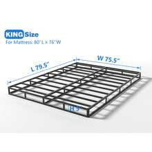 5Inch Box Spring For Queen Bed, Heavy Duty Metal Mattress Foundation, 3000 Lbs Capacity, Low Profile Bed Base, Noise-Free, Easy Assembly, Fabric Cover,Cama Full,Camas Queen Modernas,Room Decor,Furniture,Christmas,Furniture Living Room,Living Room Decor,Room Decoration Stuff - 5 inch - 查看 9