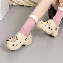 Hollow Out Clogs Women's 2026 New Classic Cloud Clogs, Outdoor Casual Fashion Thick Sole Closed Toe Sandals, 206750-2Y2 - Apricot - View 7