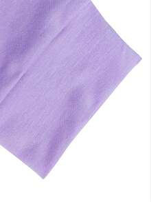 Women's Casual 2-Piece Set, Solid Color Elegant Long Sleeve Hooded Sweatshirt With Drawstring Pocket And Straight Leg Drawstring Pants Spring - Mauve Purple - View 5