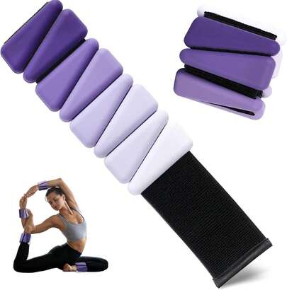 Wrist Weights For Women At Home Ankle Weights Set Of 2 (1 Lb /2 Lbs Each) Adjustable Weighted Wristbands Arm Leg Weights For Women Men Suitable For Walking Swimming Running Pilates Yoga Gym