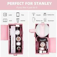 WADY Bolso para, Bolsa de Almacenamiento portátil para Agua al Aire última intervensión con Bolsa, Bolsa Cruzada para Botella Stanle - Negro - Ver 1