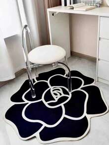 1 buc covor francez de lux cu flori de camelie, covor decorativ, decor dormitor, covor mic, covor, decor casă, covor pentru living, covor mic pentru living, covor pentru dormitor, decor casă pentru living, covor exterior, covor lavabil