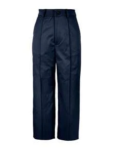 Solid Color Zipper Pocket Button Waistless Elegant Fashionable Versatile Suit Pants For Commuting - Navy Blue - View 5