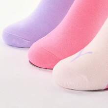 Puma 3 Pairs Kids' Breathable Sports Socks - Pink-purple - View 3