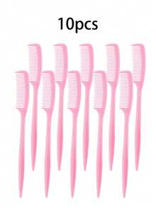 50pcs Eyelash Comb Eyebrow Eyelash Shaping Eyelash Comb Double Brush Cosmetic Tools Cosmetics, Used To Separate Eyelashes, Eliminate Mascara Lumps, Modify And Shape Eyebrows, Suitable For Eyebrows, Eyelashes, Bangs, Miscellaneous Hair, Latin Dance Hair Plastic Small Comb, Toy Comb, Disposable Comb, Suitable For Traveling, Going Out, And Combing Miscellaneous Hair And Eyebrows At Parties, Which Is Portable And Cheap.