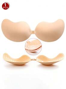 4 对粘贴式胸罩、聚拢胸罩、隐形无肩带胸罩、透气亲肤女士粘性胸罩、可重复使用露背胸罩，适用于女士胸罩和胸罩配件（面料升级） - 彩色 - 查看 29