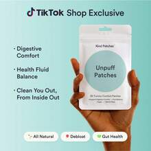 Paquete de limpieza doble Kind Patches, 30 parches Unpuff + 30 parches de berberina, apoya la salud intestinal, alivio de la hinchazón, comodidad digestiva, liberación constante, vegano - 1 - Ver 4