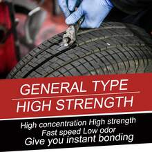 rayhong Tire Repair Glue Strong Rubber Waterproof High Temperature Wear-Resistant Non-Corrosive Sealing Bonding Glue For Tyre Crack & Shoes & Bicycle & Black Headphone - Black - View 7