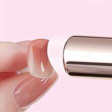 2-Pack Nail Art Pat Gel Smudge Pen Magic Mirror Powder Brush & Silicone Lip Brush - 2支粉透桿拍拍筆 - 查看 10