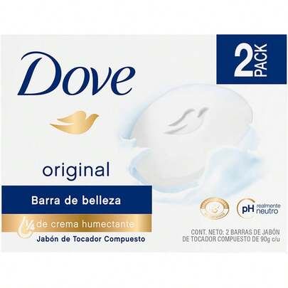 EstiloDove Jabón Original Barra, 90g (2 Piezas)Versión mejorada
